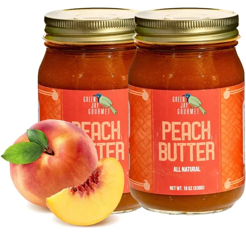 Miniatura 10 de Green Jay Gourmet Mantequilla de manzana, totalmente natural, sin gluten, para untar de manzana con manzanas, canela y especias, mantequilla