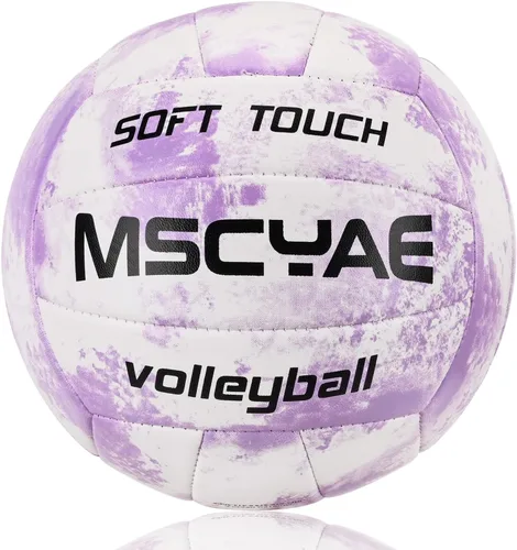 Miniatura 8 de Balones de voleibol de tamaño oficial 5, suaves al tacto para niños, jóvenes y adultos, voleibol para interiores y exteriores, para principiantes