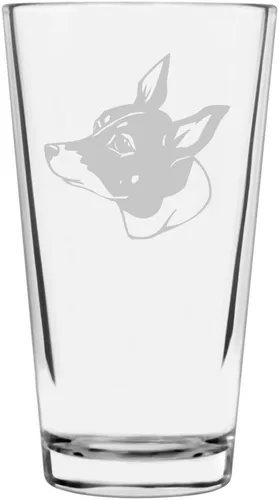 Miniatura 298 de Perro de Presa Canario - Vaso de pinta personalizado con temática de perro grabado multiusos, 16 onzas