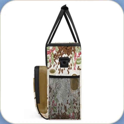 Miniatura 4 de Bolsa de transporte con diseño de acuarela para cafetera de granos de café, bolsa tote de almacenamiento y viaje para café, compatible con cafetera