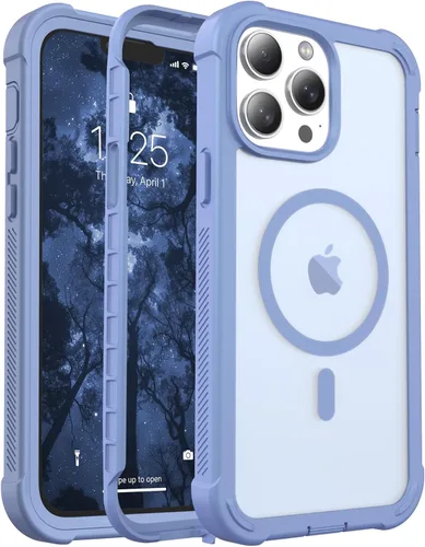Miniatura 77 de jaroco - Funda magnética compatible con MagSafe para iPhone 11 de 6.1 pulgadas; protección de grado militar contra caídas, de doble capa