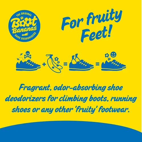 Miniatura 2 de Boot Bananas Desodorante original para zapatos Desodorizador de zapatos deportivos reutilizable y de larga duración, neutralizador de olores