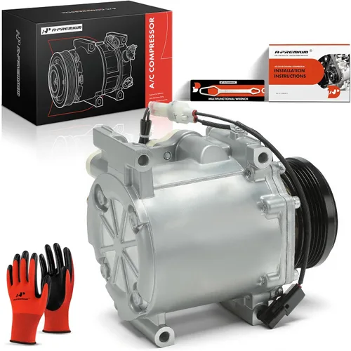 Miniatura 10 de A-Premium Compresor de aire acondicionado con embrague compatible con Mitsubishi Eclipse 3.8L 2006-2010, Eclipse 2012, Galant 3.8L 2004-2009