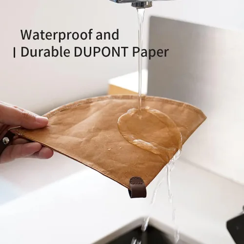 Miniatura 4 de watchget Bolsa para filtro de café, bolsa de almacenamiento de filtro de papel de café, reutilizable, impermeable, soporte para filtro de papel