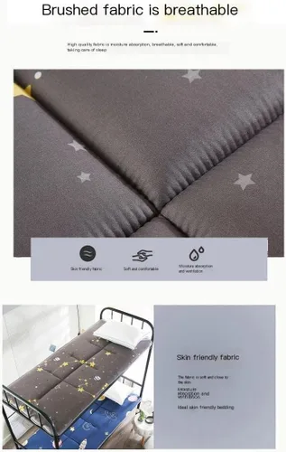 Miniatura 2 de zyhfcfff-sd Colchón de futón japonés, tapete de piso tatami, colchón portátil para camping, almohadilla para dormir para niños, plegable, Tipo A