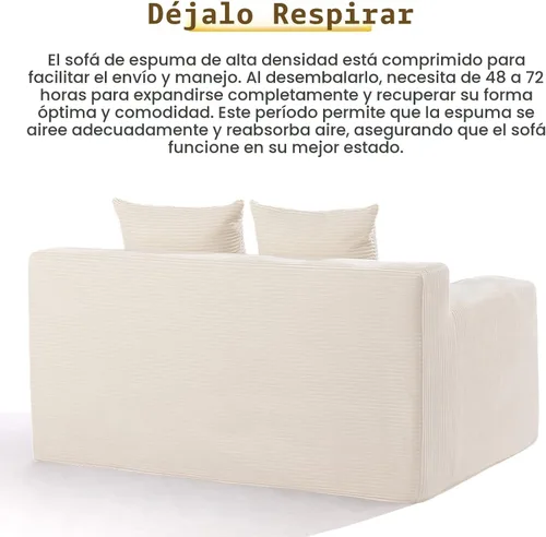 Miniatura 8 de cidludto - Sofá cama convertible, 3 en 1, sofá cama plegable, sofá cama de chaise longue y futón de piso, sofá cama con tirador de corduroy con 4
