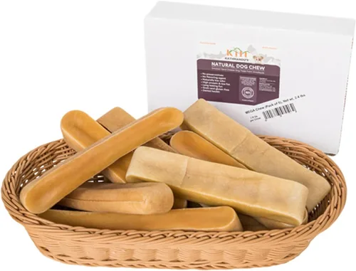 Miniatura 10 de KATHMANDU'S Auténticos masticables de queso de yak para perros del Himalaya, golosinas nutricionales naturales y ricas en proteínas, masticables