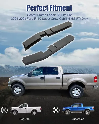 Miniatura 2 de Mountainpeak - Kit de reparación de óxido de marco medio apto para Ford F150 Crew Cab 2004-2008 de 5.6' de cama corta (4 puertas)