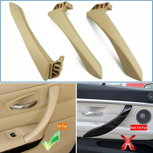 Miniatura 6 de Manija de Puerta de Coche para BMW Serie 3 E90 E91 2006-2012 Manijas de Puerta Interior Cubierta de Repuesto Conjunto de Manija de Puerta de Coche