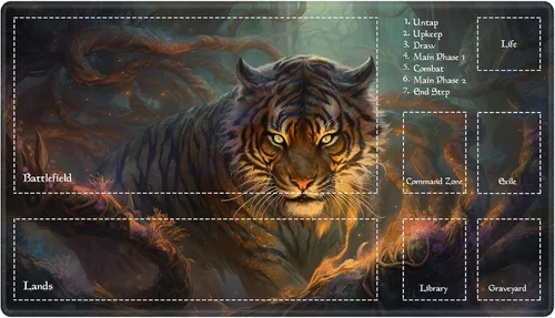 Miniatura 153 de Alfombra de juego con zonas para juego de cartas MTG, alfombras de juego de mesa, alfombras de juego de mesa de Magic, 61x35.5 cm, alfombra de juego