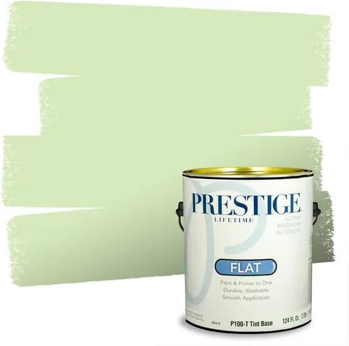 Miniatura 147 de PRESTIGE Pinturas Pintura interior e imprimación en uno, 1 galón, cáscara de huevo, aventura