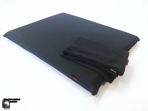 Miniatura 7 de Lujosa cama para perros de espuma viscoelástica con almohadilla sólida y funda interior impermeable y fundas externas para perros pequeños y Beige