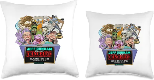 Miniatura 3 de JEFF DUNHAM Rochester, MN (2023) - Almohada de 16 x 16 pulgadas, multicolor
