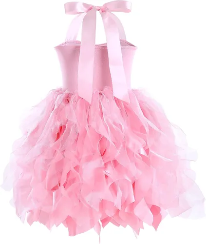 Miniatura 4 de Suppromo Vestido de Tutú para Niñas con Lentejuelas Brillantes de Tul, Princesa para Cumpleaños, Fiesta, Graduación, Vestido de Baile para Niñas