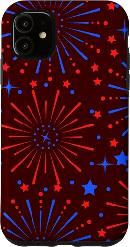 Miniatura 7 de Funda patriótica para iPhone 13 4 de julio con la bandera de Estados Unidos y la independencia de Estados Unidos