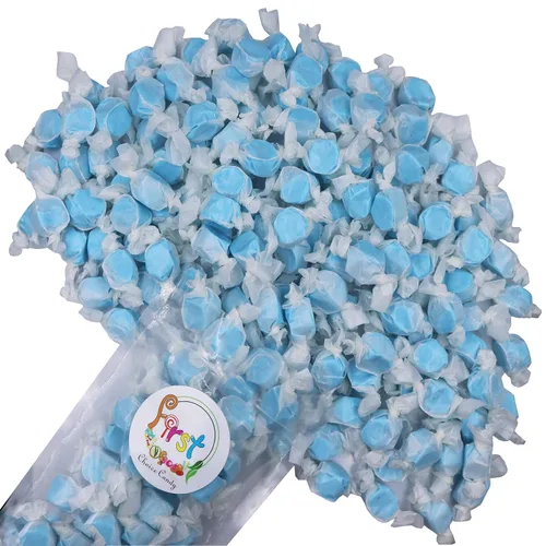 Miniatura 18 de Variedad de caramelos gourmet de agua salada (Patriótico americano rojo blanco azul, 1 libra)