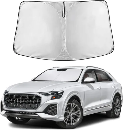 Miniatura 66 de Econour Parasol para parabrisas compatible con Honda Civic 2016-2021, protector de parasol plegable para ventana, bloquea los rayos UV y mantiene tu