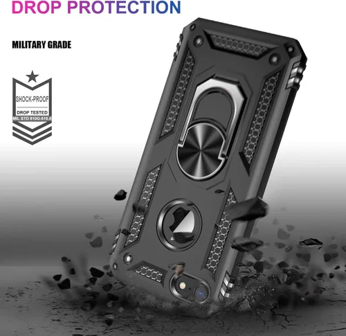 Miniatura 383 de Jeylly Funda para iPhone SE/Funda para iPhone 5S, Exterior de Plástico Duro que Absorbe Golpes + Interior de Silicona de Goma Defensor contra