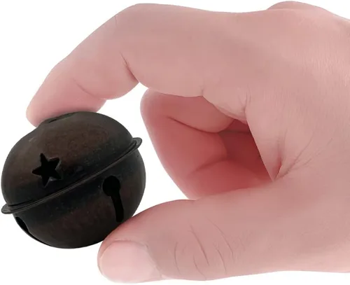 CLLOOTVE Campanas de Manualidades Grandes de Metal de 2 Pulgadas/50MM para Hogar de Vacaciones, Festival de Navidad, Regalos, Decoración de Fiesta y