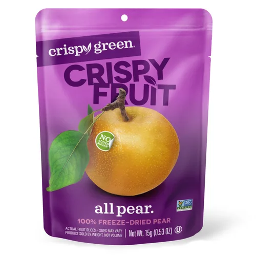 Miniatura 8 de Fruta liofilizada natural Crispy Green, manzana de una sola porción, sin azúcar añadida, 0.53 onzas (paquete de 12)