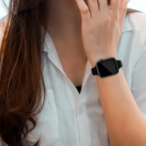 Miniatura 7 de Acrbiutu - Correas compatibles con Apple Watch de 38, 40, 41, 42, 44, 45, 46 y 49 mm, delgada, de silicona, para iWatch serie Ultra, 10, 9, 8, 7, 6