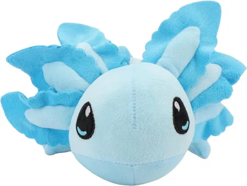 Miniatura 2 de Peluche realista de ajolote azul de 17.7 pulgadas, suave y largo animal de peluche de salamandra, lindo peluche de anfibio para niños, niñas, niños