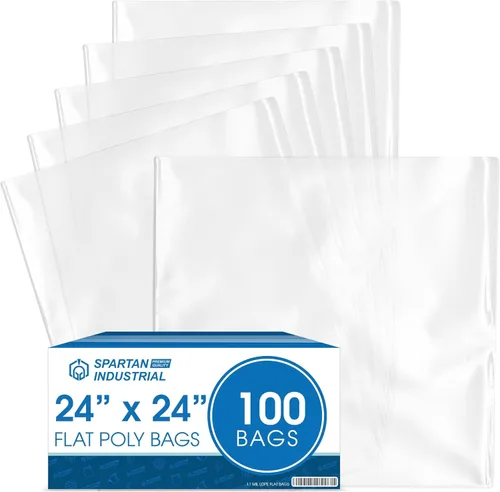 Miniatura 13 de Bolsas de polietileno transparentes planas de extremo abierto de 10 x 13 pulgadas (100 unidades) – Bolsas de plástico transparente de 1.1 mil