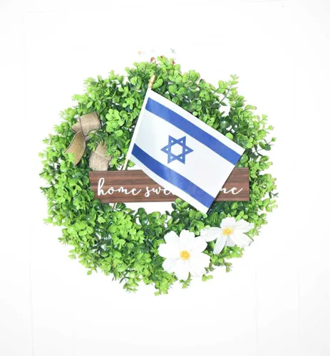 Miniatura 4 de Paquete de 25 banderas israelíes pequeñas de mano con bandera israelí en palo de 5 x 8 pulgadas