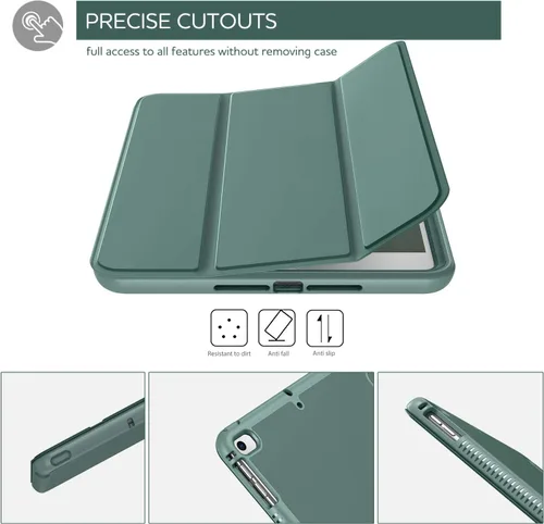 Miniatura 6 de SURITCH Funda para iPad mini 4/iPad mini 5, [Protector de pantalla integrado] [Soporte para lápiz] Funda protectora de cuerpo completo con función