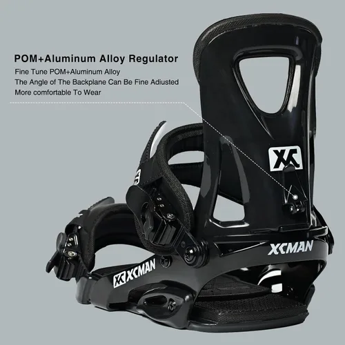 Miniatura 7 de XCMAN Fijación de snowboard para exteriores de montaña Bota talla 6-9 de EE. UU Negro