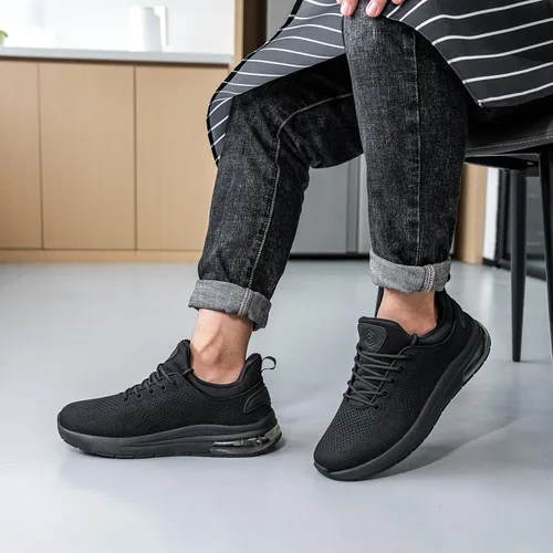 Miniatura 2 de LARNMERN Zapatos de trabajo antideslizantes para hombre, impermeables, informales, para cocinero, cocina, calzado de trabajo, ligero, transpirable
