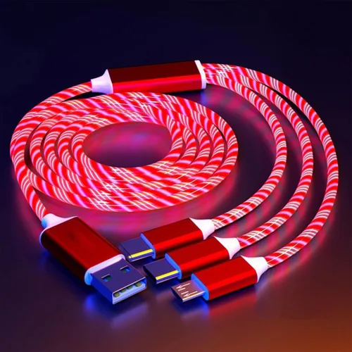Miniatura 17 de Dynamic RGB USB Extension Hub (3-in-1) - High-Speed Data Transmission and Charging Port for laptops, Supports Fast Charging, and Features Colorful