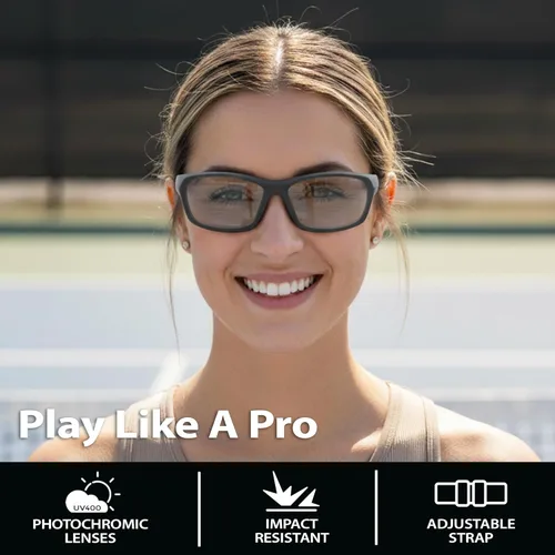 Miniatura 3 de BLUE CUT Sports Protection Goggles, Photochromic Lenses Safety Glasses for Basketball, Pickleball and Outdoor Sports