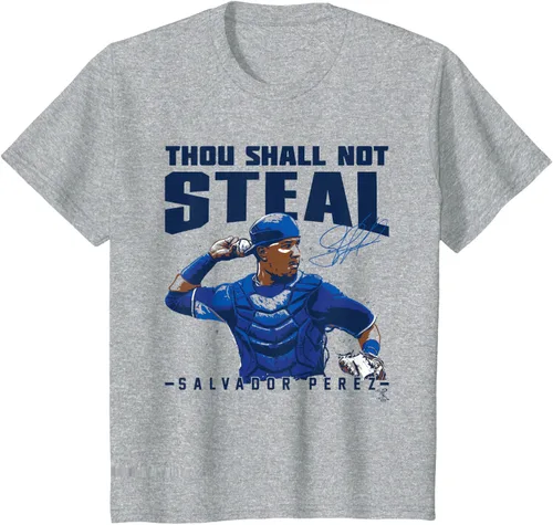 Miniatura 6 de Salvador Perez Thou Shall Not Steal - Camiseta, gris, S