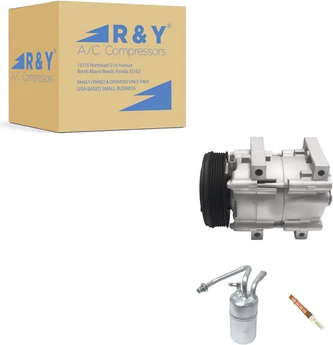 Kit de compresor de CA RYC KT AE10 (solo compatible con Ford Mustang 3.8L 1996-1998)
