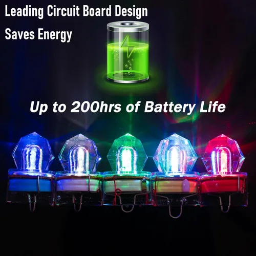 Miniatura 2 de Dr.Fish - Luz de LED señuelo para peces de agua salada y agua dulce. Señuelo de pesca surtido para atraer fletán, róbalo. Para pesca desde la orilla