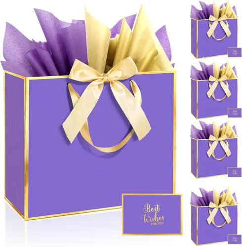 Miniatura 12 de Ethhqu Bolsas de regalo grandes con asas
