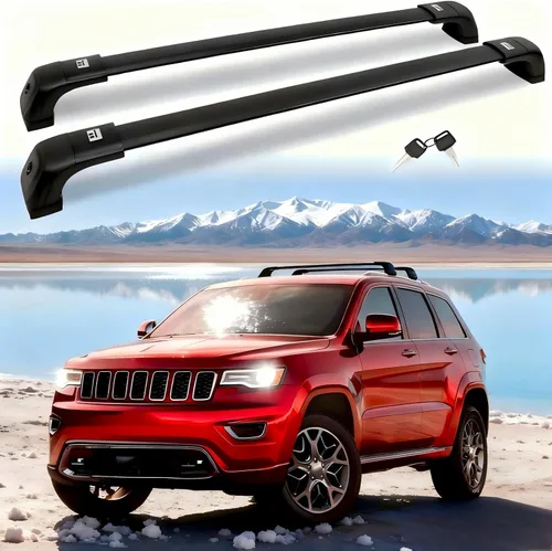 Miniatura 12 de HEKA Barras transversales para portaequipajes para Explorer 2011 2012 2013 2014 2015 con rieles laterales elevados, barras transversales