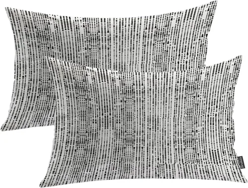 Miniatura 72 de Shrahala Abstract Art Modern Aesthetic Decorative Pillow Covers, Fluid Forms Minimalist Throw Pillow Cover Blended Hidden Zipper Cushion Cases for