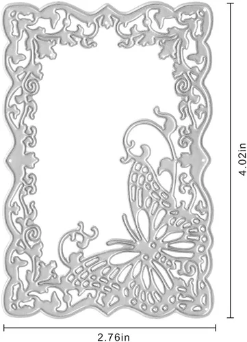 Miniatura 2 de Troqueles de corte de metal, decoración de fondo de mariposa, plantillas en relieve para álbumes de recortes, álbum de fotos, decoración de tarjetas