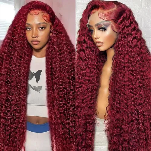 Miniatura 27 de Pelucas cortas de 10 pulgadas estilo Bob 13x4 con ondas profundas, peluca de pelo humano estilo Bob con encaje frontal HD de 200% de densidad