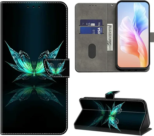 Miniatura 29 de Funda para Samsung Galaxy S23, cartera Flip Folio lindo 3D pintado de dibujos animados PU Funda de cuero PU para niñas mujeres ranuras para tarjetas