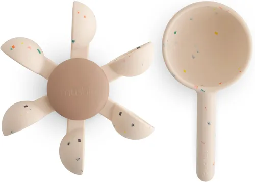 Miniatura 10 de mushie Juguete giratorio de succión Sunshine Juguetes sensoriales para niños pequeños para baño y juego