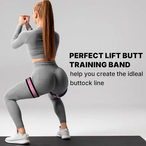 Miniatura 5 de BFR - Bandas para glúteos para mujer, bandas de restricción de flujo sanguíneo para construcción de cadera y piernas, bandas de entrenamiento