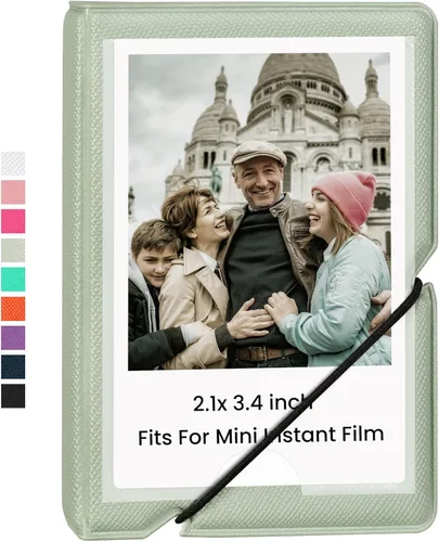 Álbum de fotos mini Lifting con 28 bolsillos para fotos de 2x3 pulgadas, compatible con Fujifilm Instax Mini 7s 8 9 11 25 26 40 50s 90 Evo Z2300