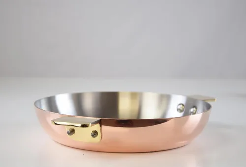 Miniatura 2 de Mauviel 6727.20 M 'heritage M '150B Ronda Pan de cobre, 8" Bronce Mango