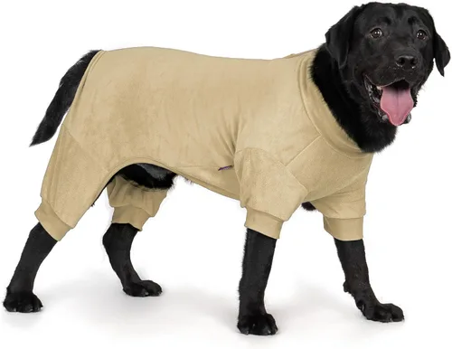 Miniatura 25 de cyeollo Pijamas para Perros de Forro Polar, Abrigo Térmico para Perros, Pijamas para Perros, Enterizo Elástico para Perros, Abrigo para Perrita, 3#