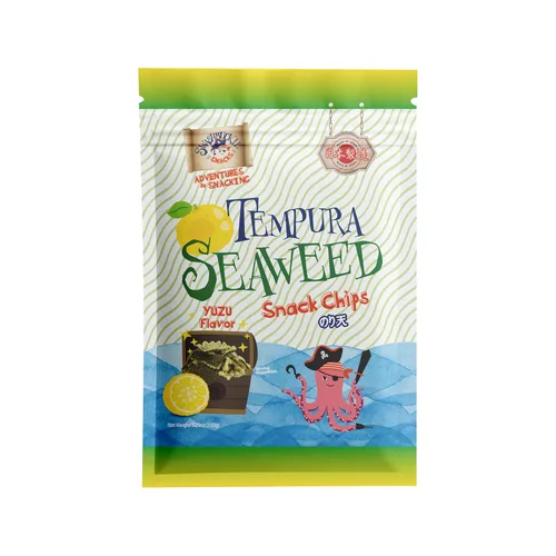 Miniatura 13 de Swashbuckle Snacks Chips de Calamar Crujientes con Sabor a Queso Tempura 5.29oz (150g), Hecho en Japón, Otsumami