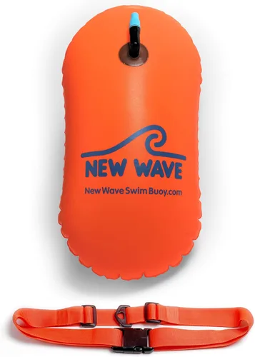 Miniatura 9 de Burbuja de Natación New Wave para Nadadores de Aguas Abiertas y Triatletas - Sé Brillante, Sé Visto y Sé Más Seguro con New Wave Mientras Nadas al