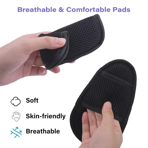 Miniatura 4 de Correas de asiento universales de 5 puntos, cinturón de arnés ajustable para silla alta, cinturón de arnés con 4 almohadillas para los hombros